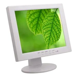 白色10.4英寸薄膜晶体管液晶VGA显示器方形屏幕10英寸发光二极管电脑显示器75赫兹