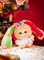 Vente en gros : Nouvelle série V4 de boîtes mystères en peluche tendance Baby Three Lily Rabbit Town avec poupée pendentif