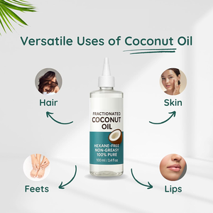 น้ำมันมะพร้าวเกรดเครื่องสำอางสำหรับผิวหน้าและผิวกาย กลิ่นหอม<span class=keywords><strong>สด</strong></span>ชื่น บำรุงผิวชุ่มชื้น เหมาะสำหรับทุกสภาพผิว (Private Label) - Product Image 3