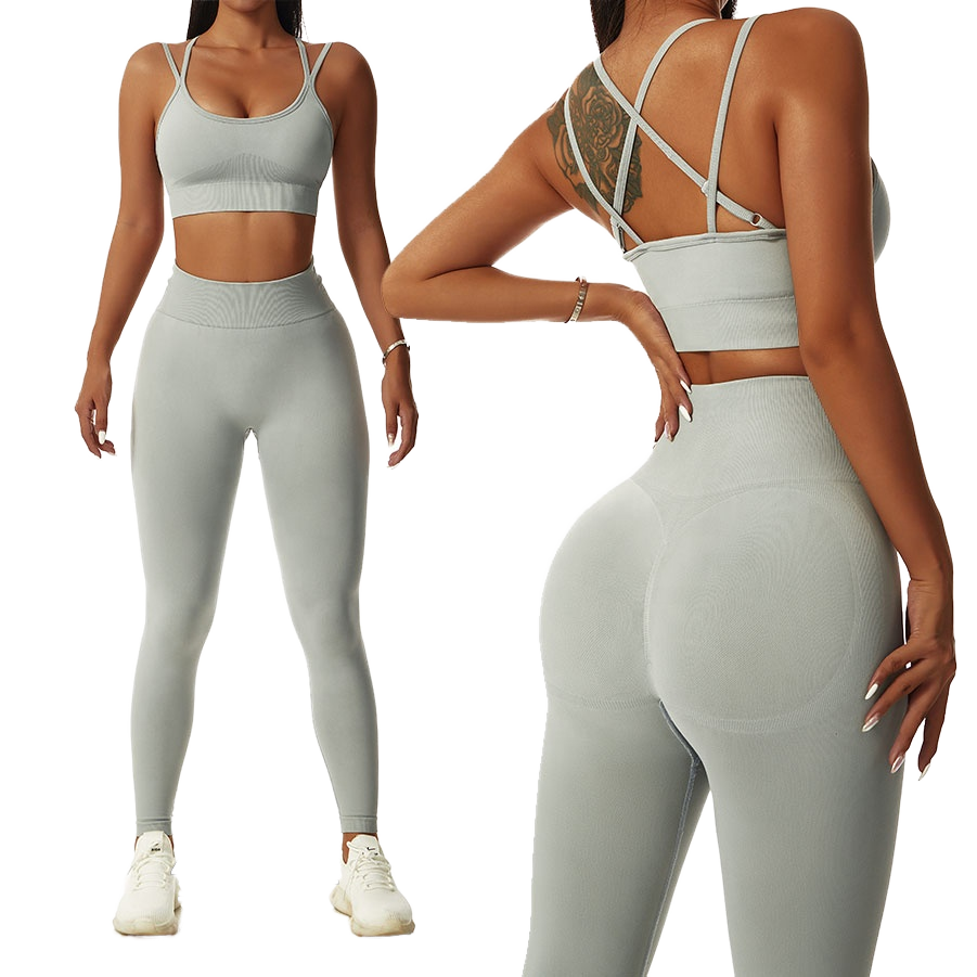 New Wholesale Breathable Reversible High Support Seamless Gym Fitness U Neck Sports Bra Plus Size