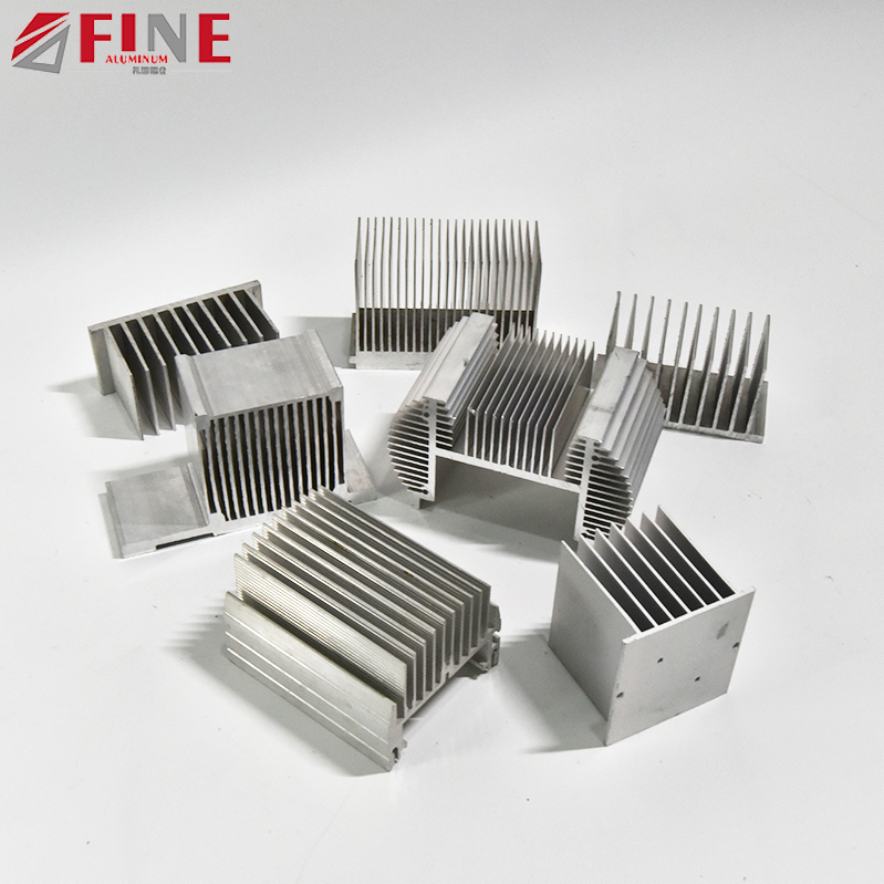 Custom Square Aluminium Heat Sink for