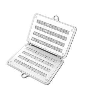 Lật Phong Cách Phần Cứng Ví Dữ Liệu Sao Lưu Khắc Nhân Vật Thép Không Gỉ Cụm Từ Lưu Trữ Tiền Điện Tử Ví Lạnh Ví - Product Image 1