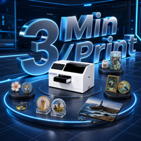 Impresora Digital Automática de Inyección de Tinta UV CMYK Todo en Uno PodNEX A3 DX7, 2400 DPI, para Carcasas de Plástico para Teléfonos/AirPods y Ropa