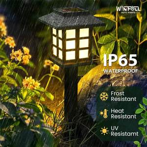 Lámpara Solar LED para Jardín, Resistente al Agua, con Estaca para Tierra, Iluminación Exterior para Camino, Césped, Patio, con 12 Luces - Product Image 5