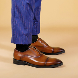 Zapatos De Hombre Zapatos <span class=keywords><strong>Oxford</strong></span> para hombre nuevo estilo 2024 tamaño 46 Zapatos De cuero genuino de alta calidad para hombres Zapatos formales de fiesta para hombres - Product Image 3