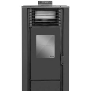 Estufa <span class=keywords><strong>de</strong></span> Leña <span class=keywords><strong>de</strong></span> <span class=keywords><strong>Pellets</strong></span> Independiente para Calefacción Interior, Chimenea Eléctrica, Estufa <span class=keywords><strong>de</strong></span> Acero Laminado en Frío, 19.5KW, Tanque <span class=keywords><strong>de</strong></span> Combustible <span class=keywords><strong>de</strong></span> 20Kg - Product Image 2