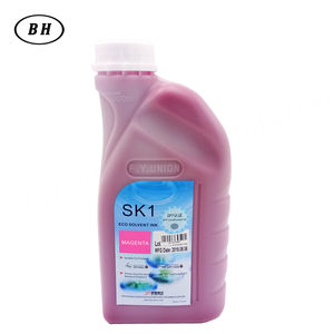 Encre à base de solvant Bheng SK1 FY Union Tinta Cmyk pour tête d'impression SPT 508GS Encre éco-solvant - Product Image 4