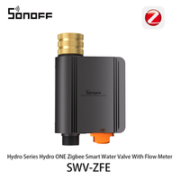 SONOFF SWV-ZFE Hydro Series Hydro ONE Vanne d'eau intelligente Zigbee avec débitmètre SWV Modes de communication doubles Données sur l'eau