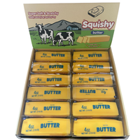 Jouets Squishy : Bâton anti-stress souple en forme de beurre, jouet à presser anti-stress en forme de bâton de fromage à mémoire de forme, très populaire