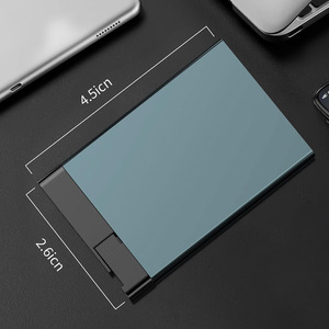 Portefeuille fin en alliage d'aluminium personnalisé avec <span class=keywords><strong>porte</strong></span>-cartes bancaires et <span class=keywords><strong>porte</strong></span>-cartes de crédit - Product Image 2