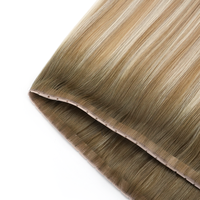 Extensiones de Cabello Humano Virgen 100% Real con Trama Invisible de Mariposa sin Costuras, Nuevo Diseño de Doble Pestaña, Trama con Orificios de PU, Proveedores