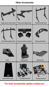 aluminio Simulador de cabina de carreras asiento coche conducción simulador de carreras juego de cabina simulador de carreras - Product Image 5