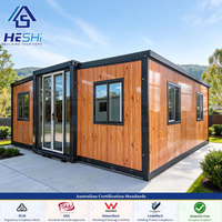 Casa Contenedor Prefabricada Expandible de 30 y 40 Pies, con Clasificación de Viento según Normas Australianas AS NZS 1170.2, 2 Dormitorios, 1 Baño, Tipo Granny Flat