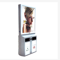 Ilumina tu marca, cartelera publicitaria, caja de luz, tablero de publicidad de carretera de aluminio moderno, desplazamiento Mupi de doble cara