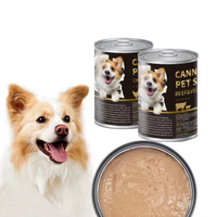 OEM ODM makanan anjing Mousse dapat krim ayam bubur sapi Protein tinggi tanpa biji makanan basah