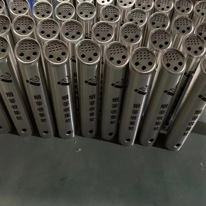 Portacenere esterno chiuso a chiave a muro <span class=keywords><strong>in</strong></span> metallo posacenere bidone per sigarette nelle aree comuni fumatori - Product Image 6