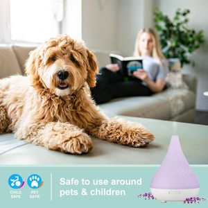 Aromatherapy Ultrasonic Essential Oil <strong>Diffuser</strong> with 7 Dramatic <strong>Illumination</strong> Lighting Effects for Small Rooms - Product Image 6