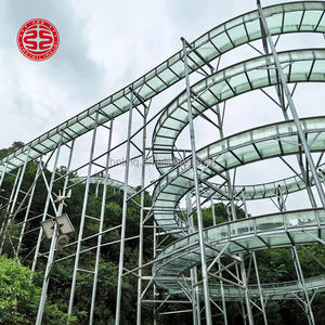 Tobogán Acuático <span class=keywords><strong>de</strong></span> Cristal para Parques <span class=keywords><strong>de</strong></span> Atracciones, Cultura Escénica y Turismo, Montaña Rusa para Juegos Divertidos <span class=keywords><strong>de</strong></span> Verano - Product Image 2