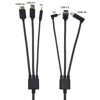 Cable para Auriculares VR de 5 m, HDMI, USB, Puerto CC, Cable de Enlace VR 3 en 1