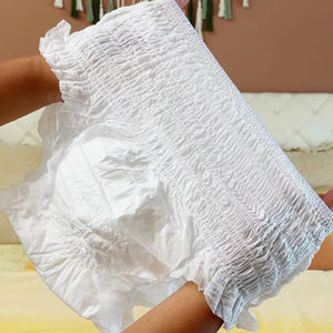 Hongda 도매 가정 일회용 통기성 부드러운 강한 흡수 성인 기저귀 풀업 바지 - Product Image 1