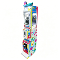 Gamme complète de styles de mini-grues à monnayeur, en métal, plastique, acrylique, avec prise US, pour centres de jeux de récompenses en peluche, version anglaise