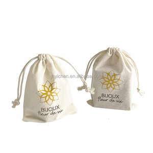 Alta qualità riciclabile piccolo cordino di preghiera perline di cotone cavigliere sacchetti con Logo personalizzabile - Product Image 5