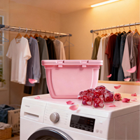 Lessives liquides en dosettes jetables, parfum Brise marine, hautement concentrées, film biodégradable, solution gain de temps pour le lavage en machine