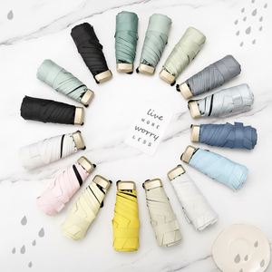 ร่มพับขนาดเล็กน่ารัก 5 ตอน พกพาสะดวก พร้อมโลโก้ - Product Image 5