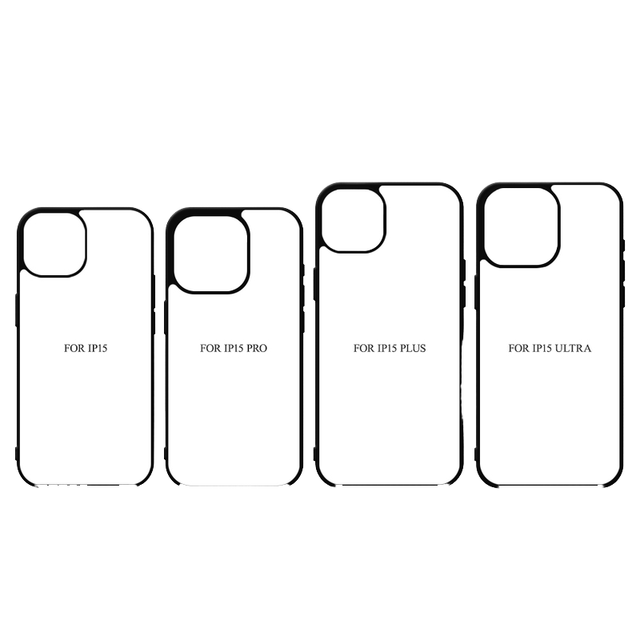 Sublimation Blank 2D TPU PC Mobile Phone Case Special Craft Cover for iPhone 15 16 17 Air Pro Max & for Samsung Sublimation