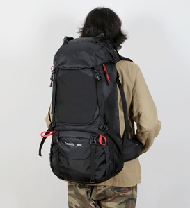 <span class=keywords><strong>Sac</strong></span> à dos <span class=keywords><strong>de</strong></span> <span class=keywords><strong>randonnée</strong></span> personnalisé en polyester 60L, grande capacité, imperméable, pour le camping en plein air - Product Image 5