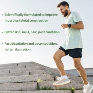 Recién llegado, suplemento de proteína de colágeno con sabor a vainilla, aminoácido, piezas de hierbas, bolsa de embalaje, proteína en polvo - Product Image 3