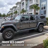Hardtop pour camionnette 4x4 imperméable, auvent en aluminium pour Jeep Gladiator JT, accessoires