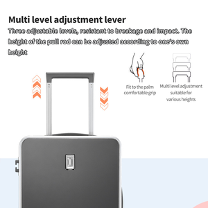 Valise de voyage à grande capacité, bagage multifonctionnel avec cadre en aluminium, cabine avec porte-gobelet, bagage pour voyage - Product Image 6