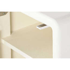 MDF <b>NIGHTSTAND</b> 45X40X55 1 DOOR 3D WHITE - Product Image 2