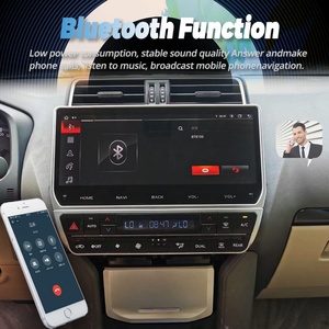 Radio para Auto de 12.3 Pulgadas para Toyota Land Cruiser Prado 150 2018-2023, Reproductor Multimedia de Video para Auto, Android 14, Carplay, GPS, Unidad Principal de Navegación - Product Image 4