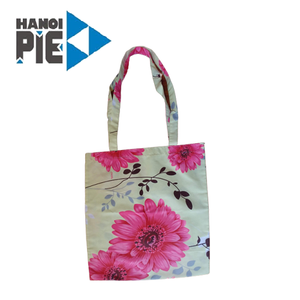 Sacs à provisions fourre-tout en polyester imprimés de logo personnalisé de haute qualité - Product Image 1
