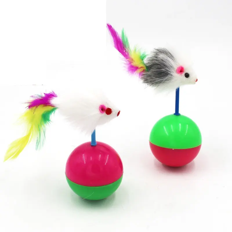 Großhandel Katzen-Tumbler-Maus-Spielzeug Katze inaktives Teaser-Spielzeug Boden-Teaser Katzenspielzeug