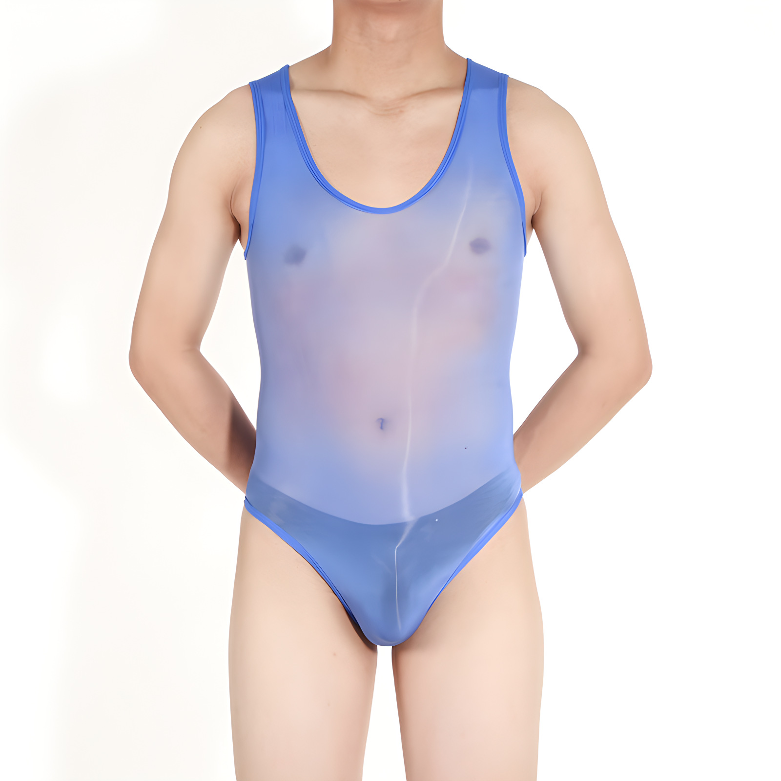Blue [Shineglass Swimsuit] (Single Piece)