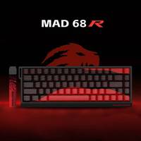 Clavier mécanique filaire Original FGG MAD 60/68HE Gaming Magnetic Axis, 61/68 touches pour le jeu et le bureau