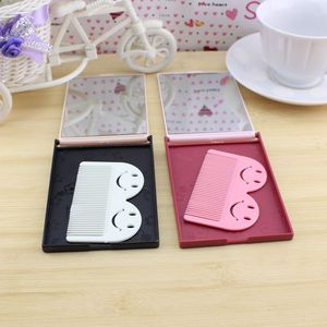 <b>Compact</b> <b>Mirror</b> Square Plastic Folding <b>Mirror</b> With Comb And <b>Mirror</b> 8911.5Cm For Makeup And Gift - Product Image 3