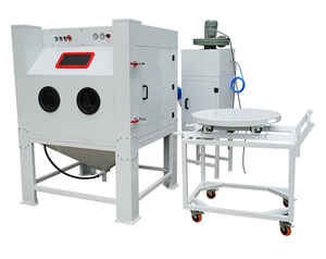 Dry <b>Sandblasting</b> Machine Manual Sand Blasting Cabinet for Aluminum Parts - Product Image 4