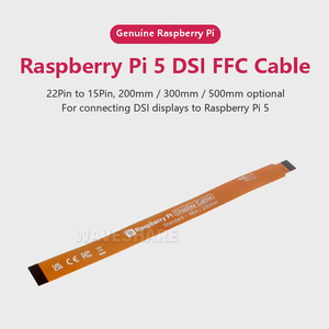 สายเคเบิล Raspberry Pi 5 DSI FFC แบบ 22 พิน ต่อ 15 พิน สายแพรแสดงผล ความยาว 200 มม. 300 มม. 500 มม. สำหรับเชื่อมต่อจอแสดงผล DSI - Product Image 2