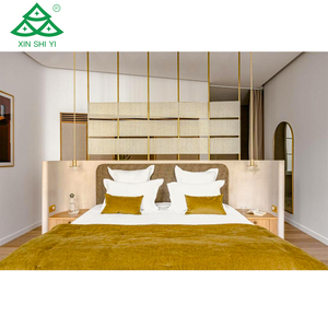 Lit Paris King Size Ensemble <span class=keywords><strong>de</strong></span> meubles <span class=keywords><strong>de</strong></span> chambre à coucher d'hôtel avec chaise <span class=keywords><strong>de</strong></span> bureau en bois Meuble TV Appartement Hôtel <span class=keywords><strong>de</strong></span> campagne - Product Image 5