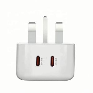 <b>Universal</b> UK 40w USB Ports QC 3.0 Type c PD Wall Charger Dual Port USB Fast Wall Charger for Mobile Device <b>Adapter</b> - Product Image 4