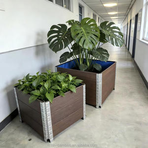 Jardinière en bambou classique, durable, écologique, à haute valeur esthétique, pour l'extérieur, utilisation à domicile, anti-corrosion, <span class=keywords><strong>fleurs</strong></span> artificielles - Product Image 2