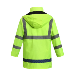 Veste de travail haute visibilité détachable et réfléchissante avec fermeture éclair, vêtements de travail de sécurité imperméables - Product Image 4