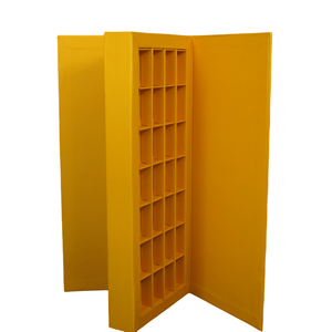 Caja de regalo magnética de doble apertura personalizada, caja de cartón amarilla rígida reutilizable con relieve e impresión Offset - Product Image 2