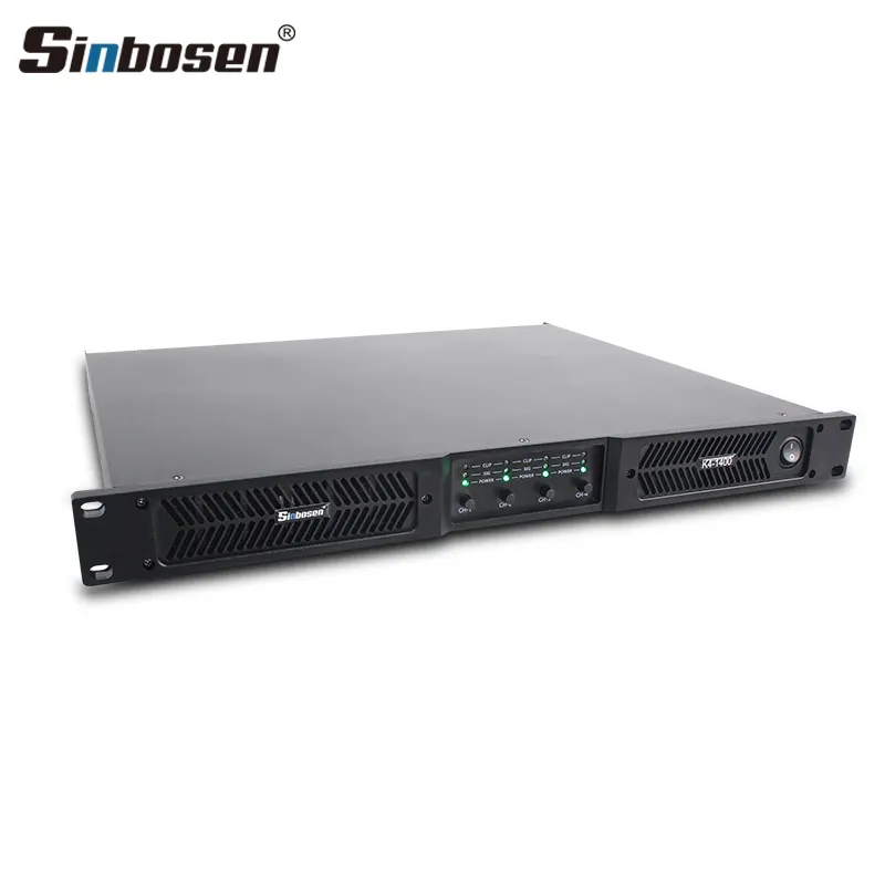Sinbosenオーディオパワーアンプコンサート4チャンネル4000ワットK4-1400プロフェッショナルアンプオーディオシステム