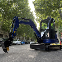 LIVRAISON GRATUITE Mini-excavatrice avec moteur KUBOTA 3,5 tonnes 1,2T 2,5T Excavatrices Bagger Digger Farm Pelle Excavadora Prix bas