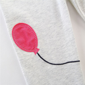 Pantalons blancs pour filles, leggings serrés, vêtements pour enfants, vêtements bon marché pour bébés filles, pantalons pour enfants avec impression de ballon pingouin - Product Image 5